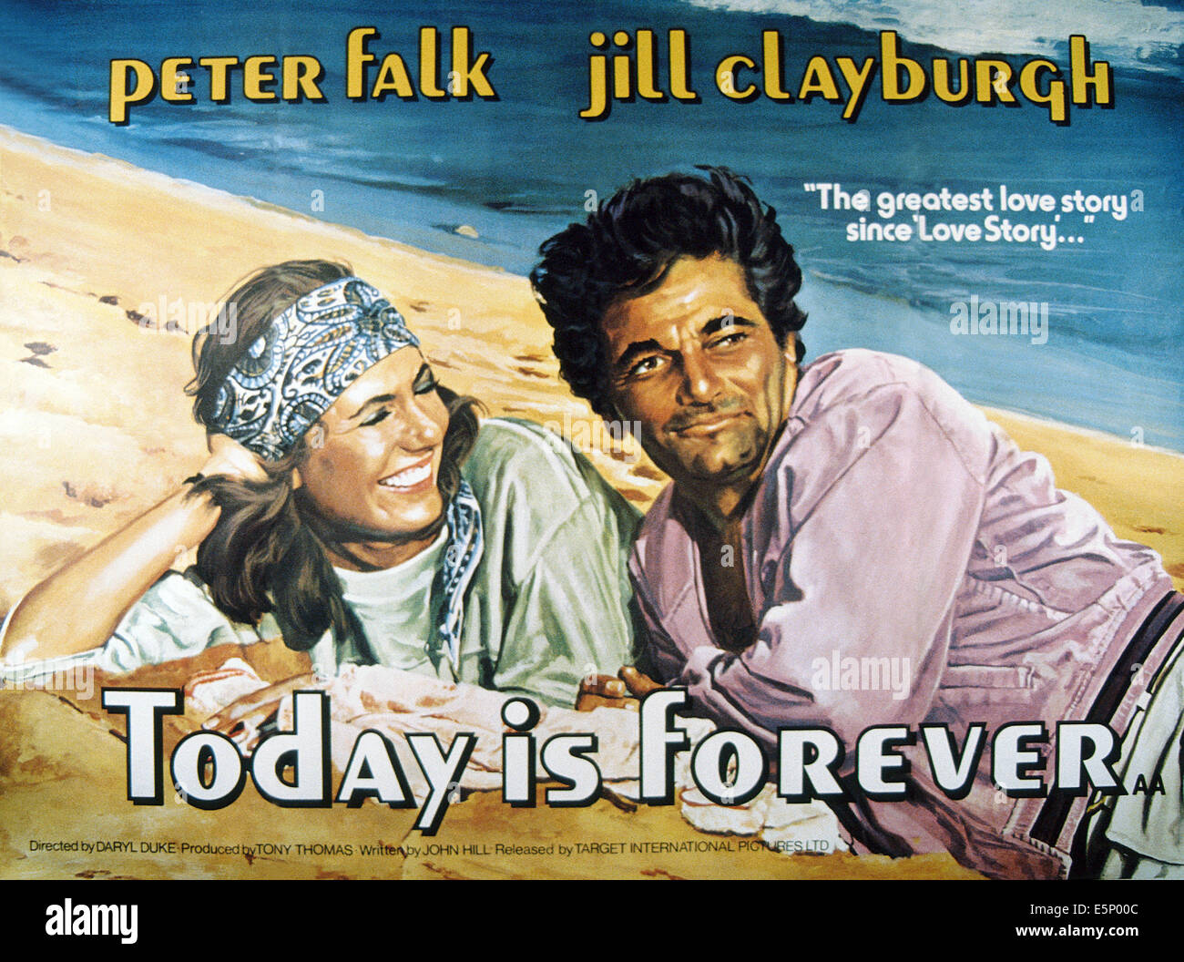 Heute ist ewig, (aka GRIFFIN und PHOENIX), US-Plakat-Kunst, von links: Jill Clayburgh, Peter Falk, 1976 Stockfoto