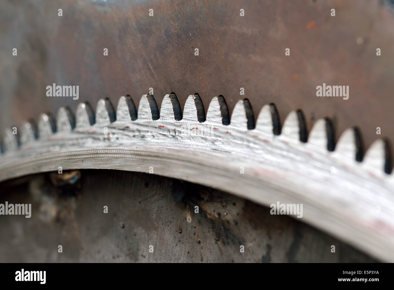 Gemacht von Metallgetriebe für den Einsatz in schweren Industriearbeitsplätze Stockfoto