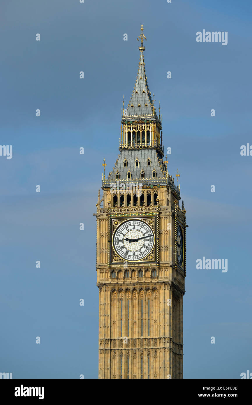 Big Ben oder Elizabeth Tower, UNESCO-Weltkulturerbe, London, England, Vereinigtes Königreich Stockfoto