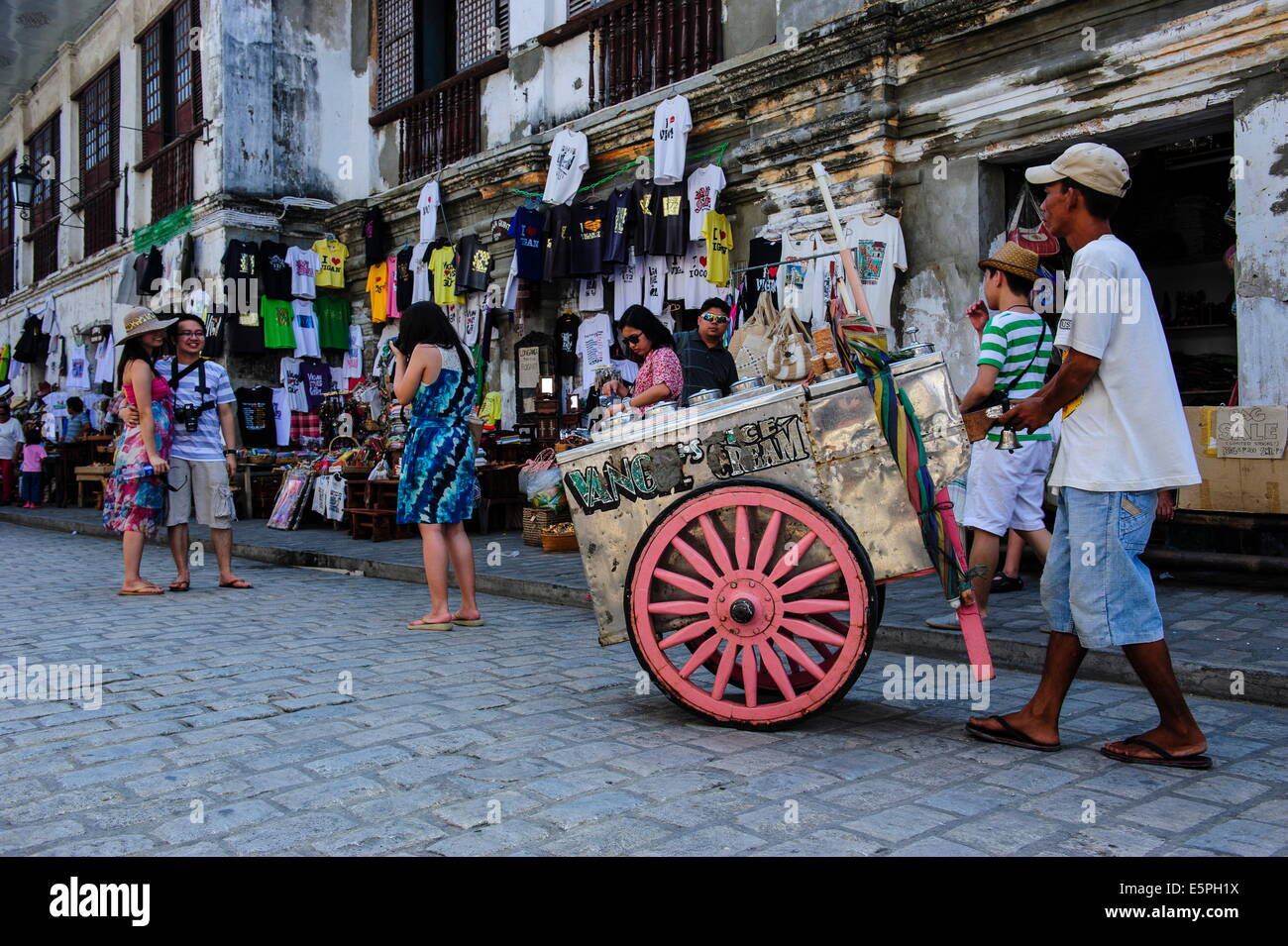 Vigan, UNESCO-Weltkulturerbe, nördlichen Luzon, Philippinen, Südostasien, Asien Stockfoto