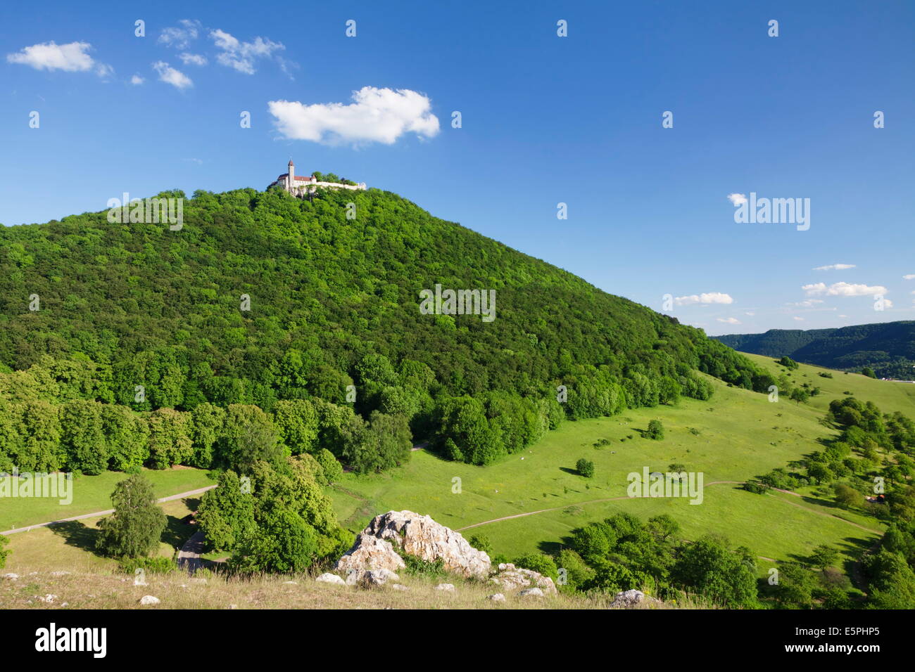 Burg Teck, Kirchheim Teck, Schwäbische Alb, Baden-Württemberg, Deutschland, Europa Stockfoto