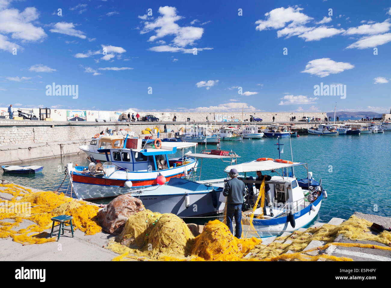 Venezianische Hafen, Iraklion (Heraklion) (Heraklion), Kreta, griechische Inseln, Griechenland, Europa Stockfoto