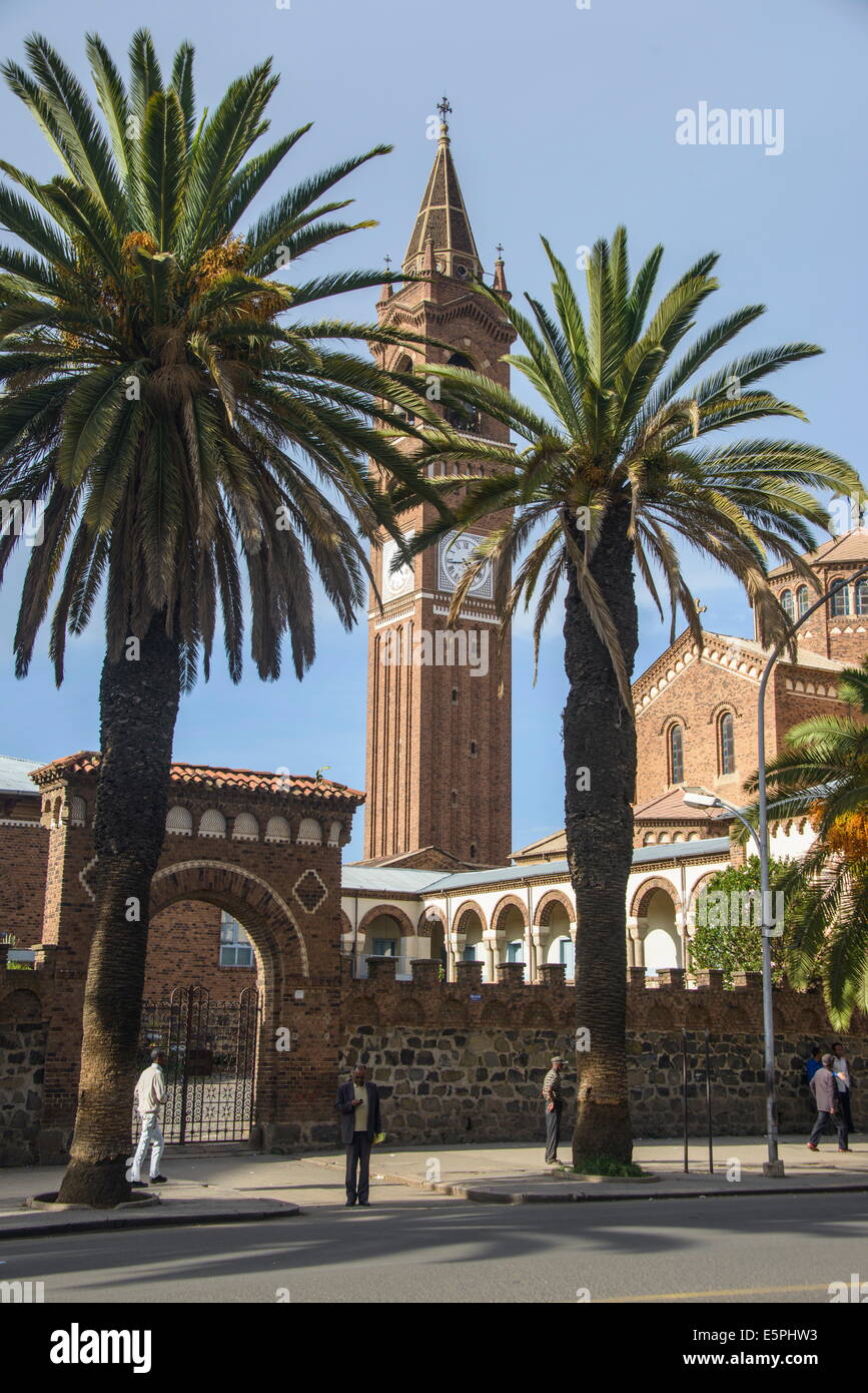 Katholische Kathedrale St. Marien auf Harnet Avenue, Asmara, der Hauptstadt von Eritrea, Afrika Stockfoto