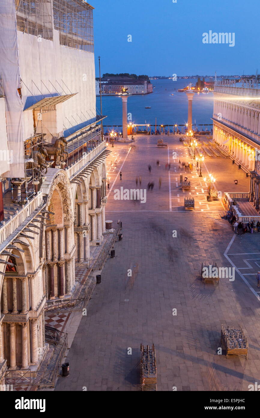 Piazza San Marco in Venedig, UNESCO World Heritage Site, Veneto, Italien, Europa Stockfoto