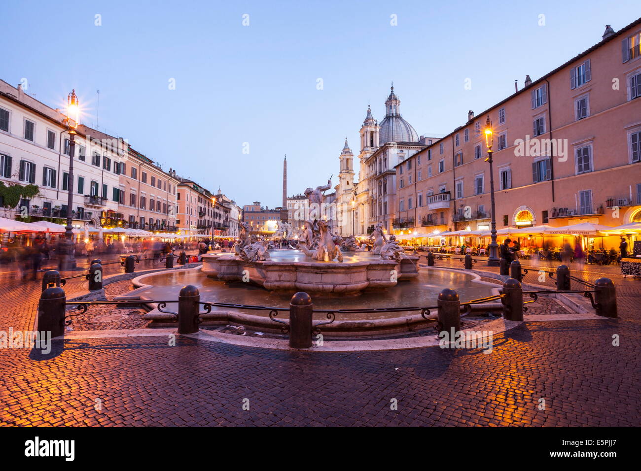 Piazza Navona in Rom, Lazio, Italien, Europa Stockfoto