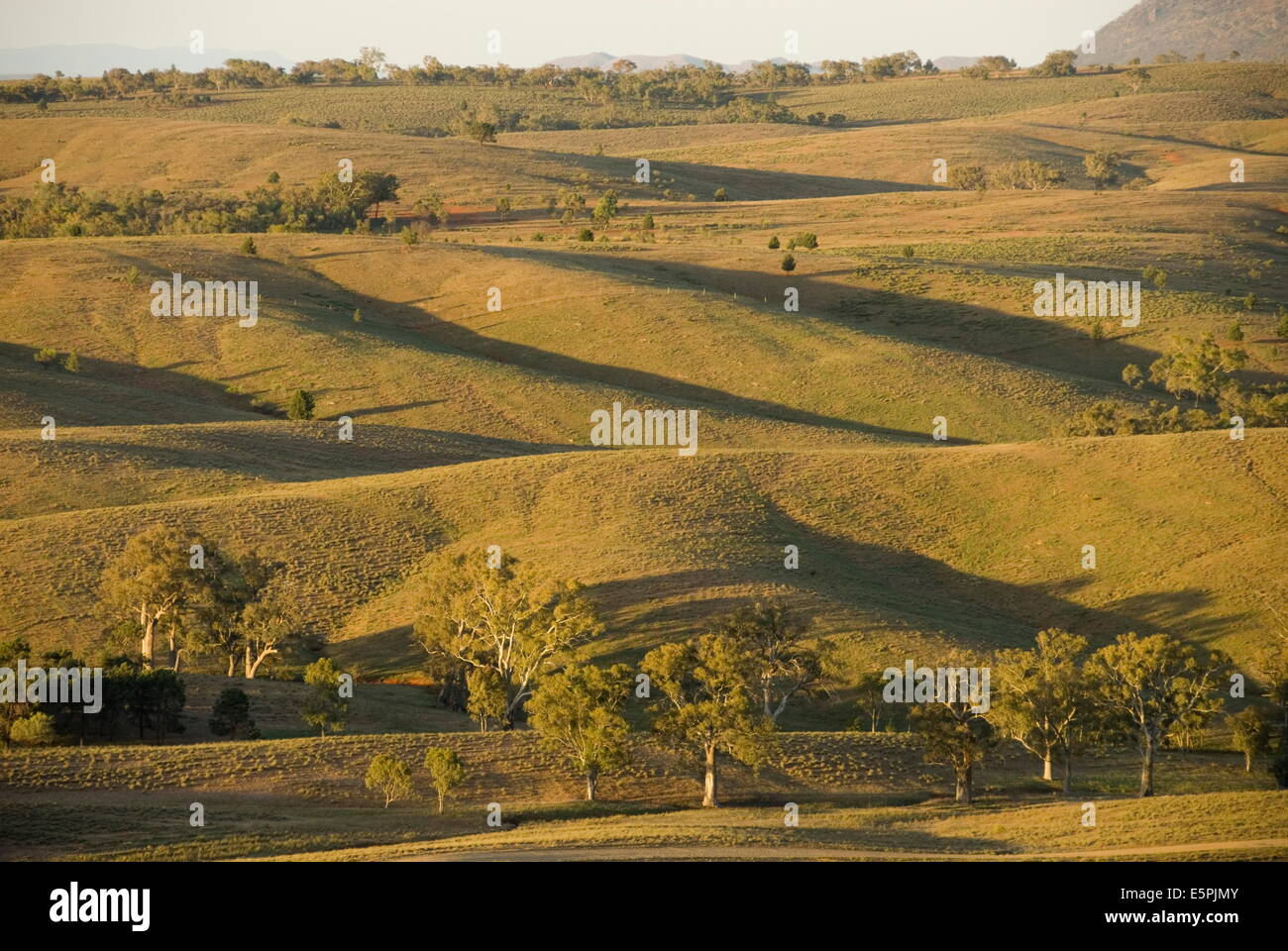 Bunker reicht, gesehen von Stokes Hill, Flinders Ranges National Park, South Australia, Australien, Pazifik Stockfoto