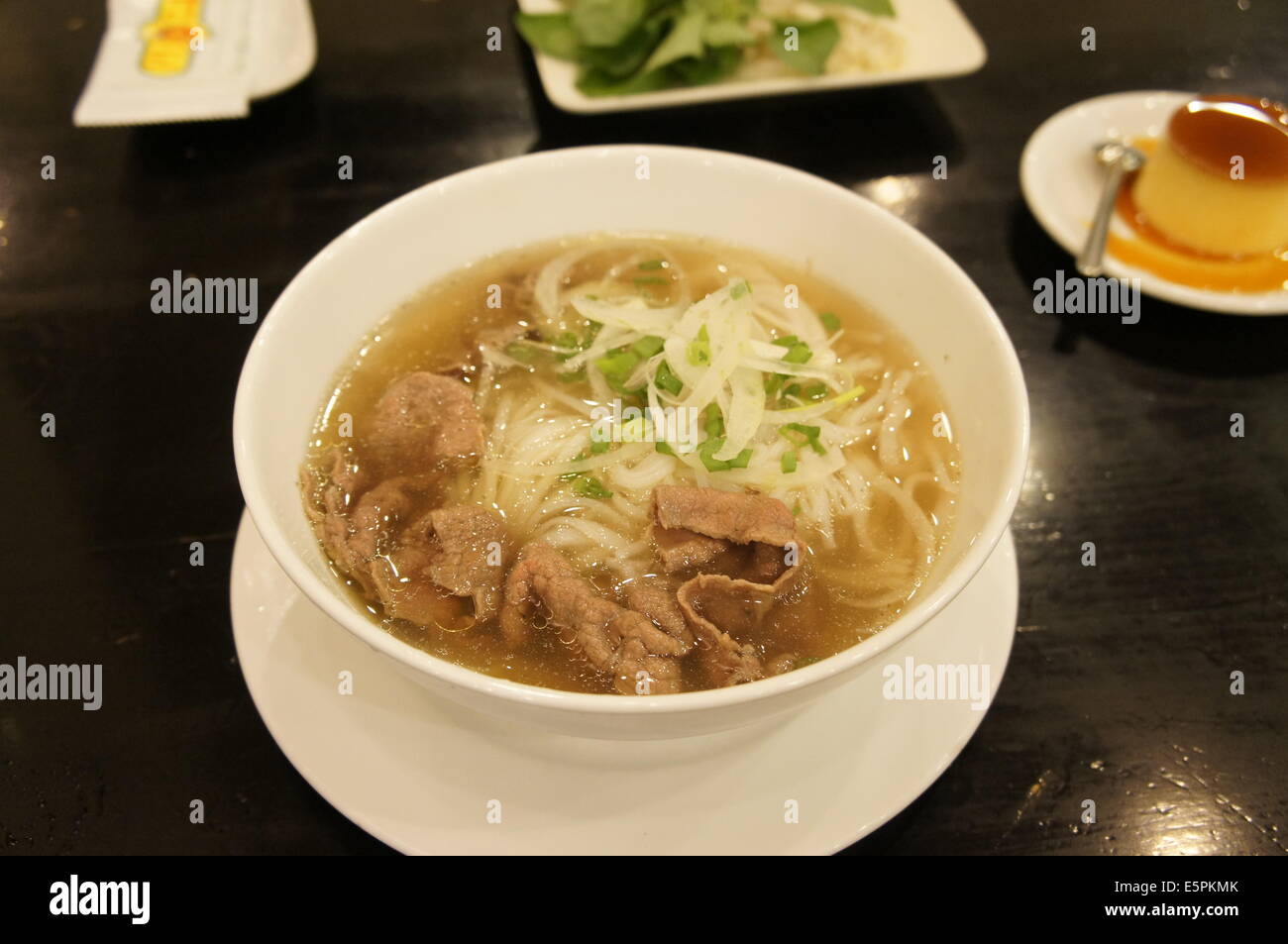 Pho vietnamesische Reisnudeln Stockfoto