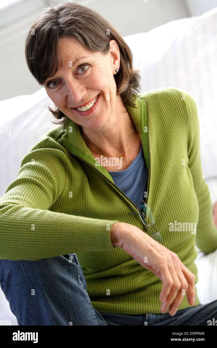 Ältere Frau. Stockfoto