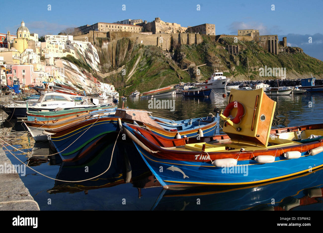 Erste Etappe der Vision einer Person durch altersbedingte Makula Degeneration (ARMD) betroffen. Stockfoto