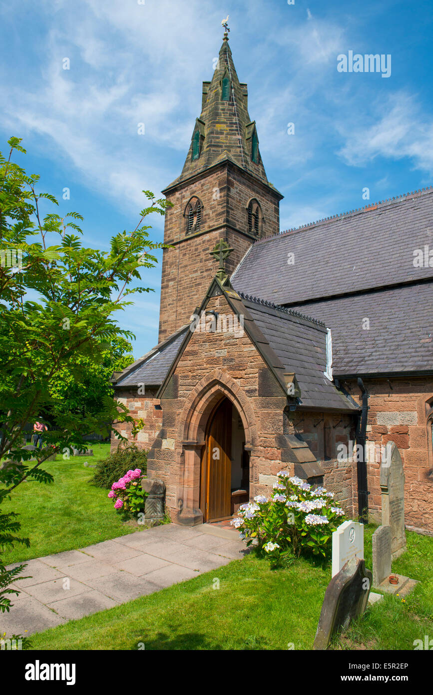 Str. Marys katholische Kirche, Brewood, Shropshire, England Stockfoto