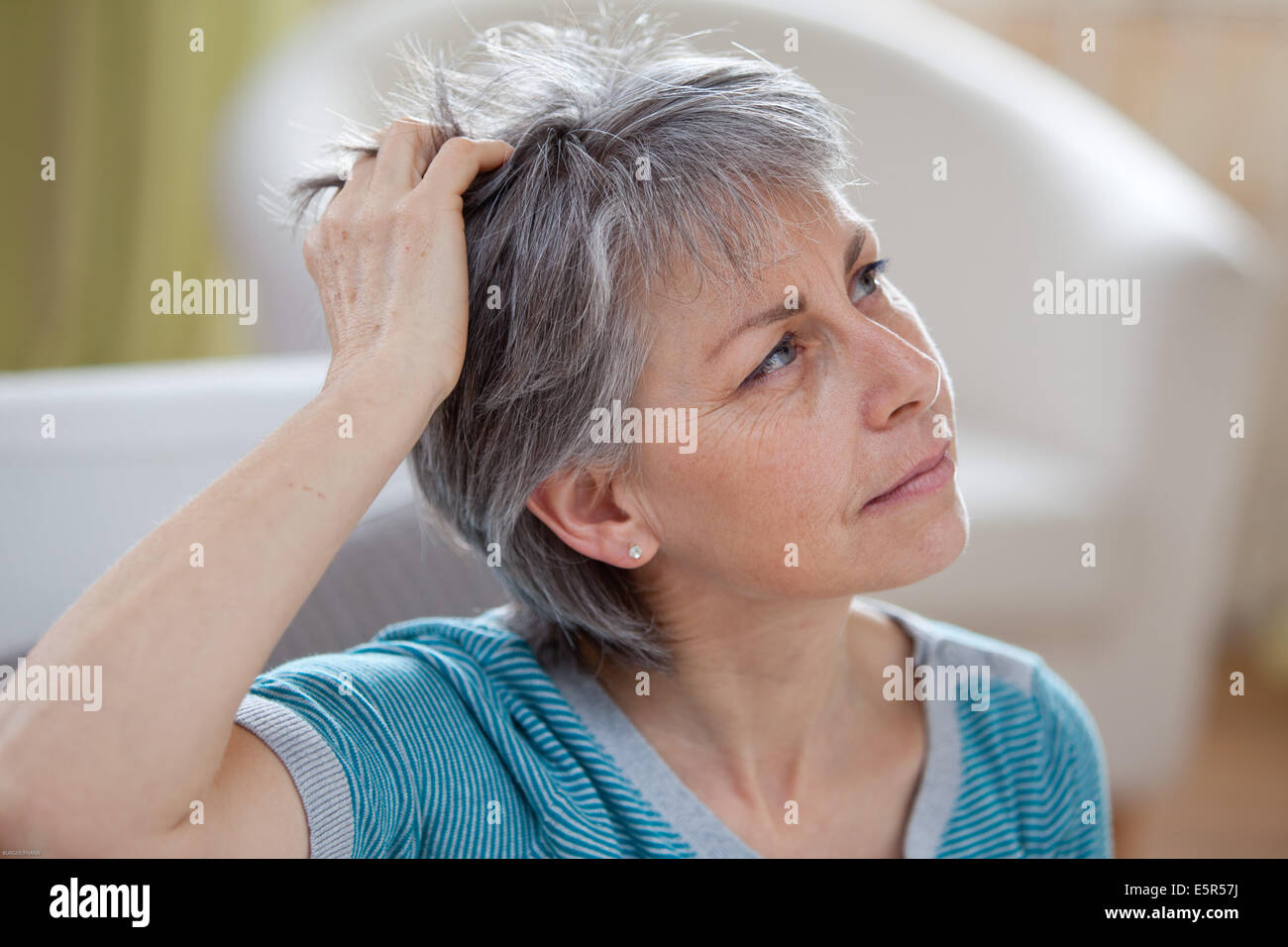Frau Senior. Stockfoto