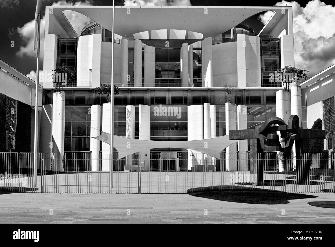 Deutschland, Berlin: Außen Ansicht des Gebäudes des Bundeskanzleramtes Stockfoto