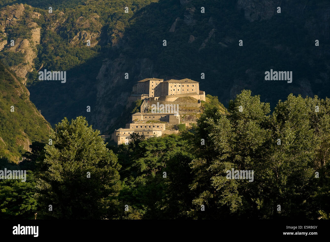Italien Valle d ' Aosta die Festung Bard Stockfoto