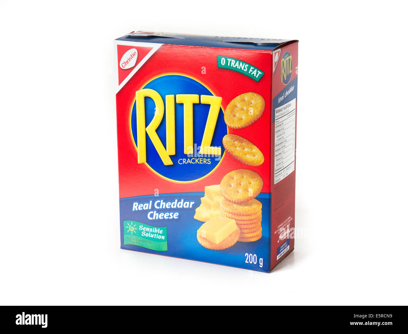Ritz Cracker low fat Kekse Stockfoto