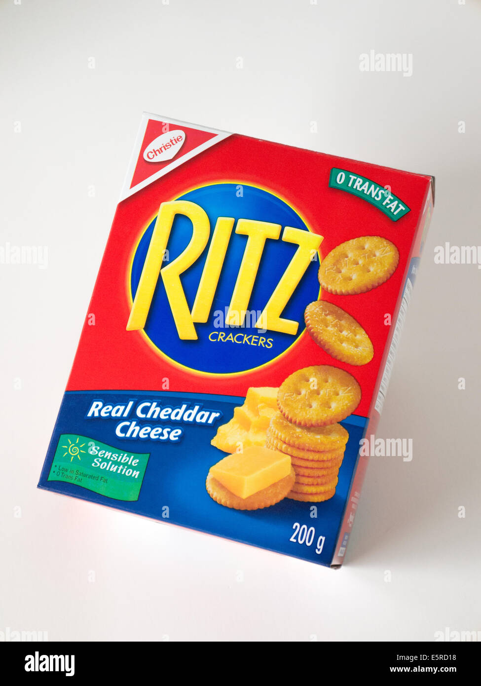 Low fat Snack Ritz Cracker Stockfoto