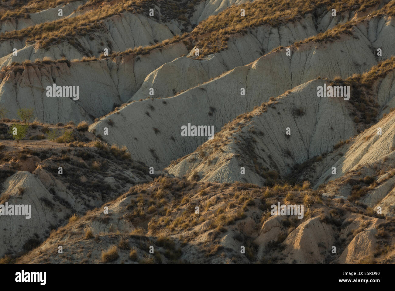 Geschützte Naturlandschaft Barrancos de Gebas Stockfoto