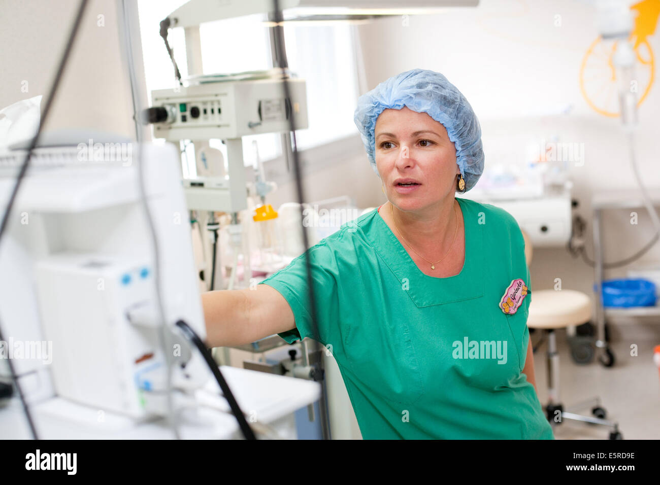 Hebamme, Geburtshilfe und Gynäkologie-Abteilung, Saintonges Krankenhaus