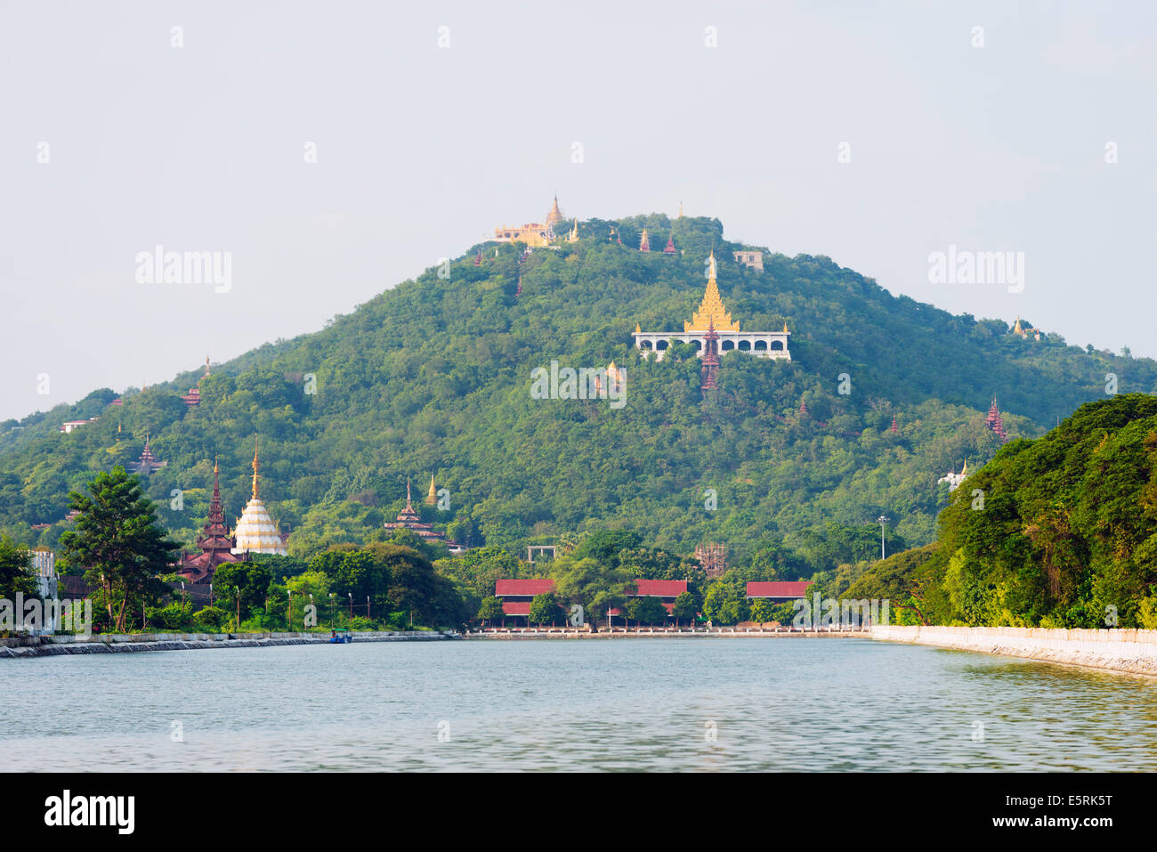Südost-Asien, Myanmar (Burma), Mandalay Hill Stockfoto