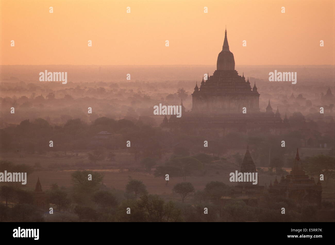 Htilominlo, Pagan, Burma. Stockfoto