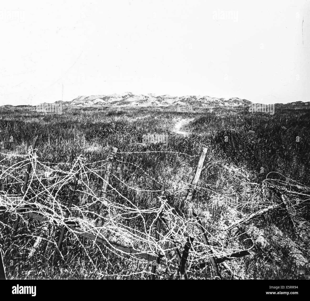 Schlacht des Chemin des Dames 1917 in Fort De La Malmaison, Aisne, Frankreich. Stockfoto