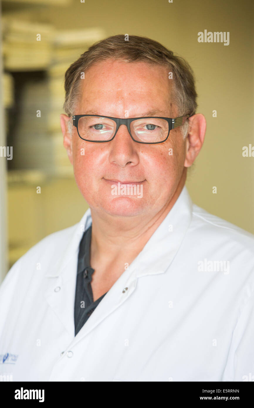 Professor Romain Gherardi, Inserm U955 Forschungsdirektor, Spezialist für macrophagic Myofasciitis, Leiter der Abteilung für Histologie, Stockfoto