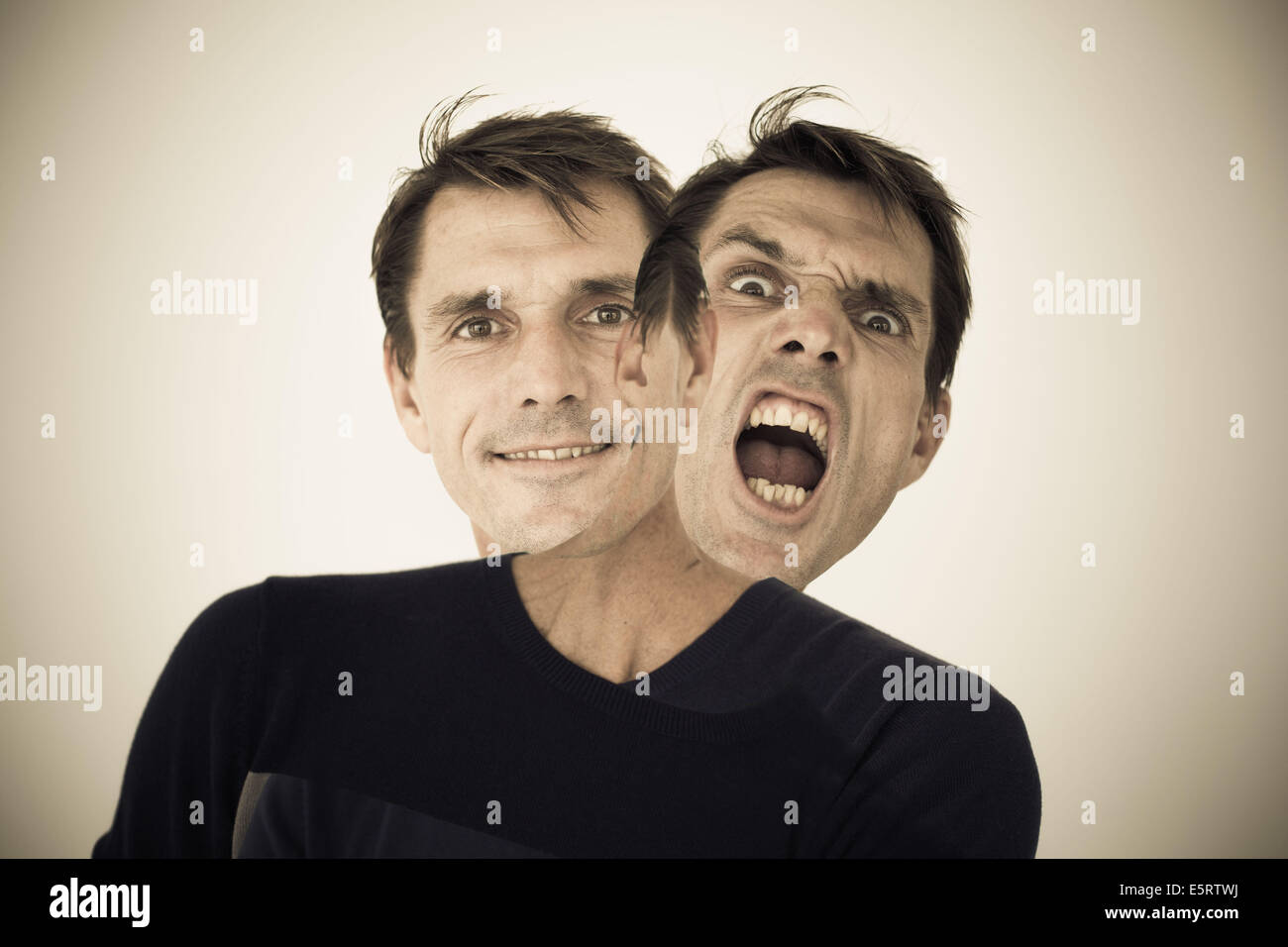 Konzeptbild von Persönlichkeitsstörungen. Stockfoto