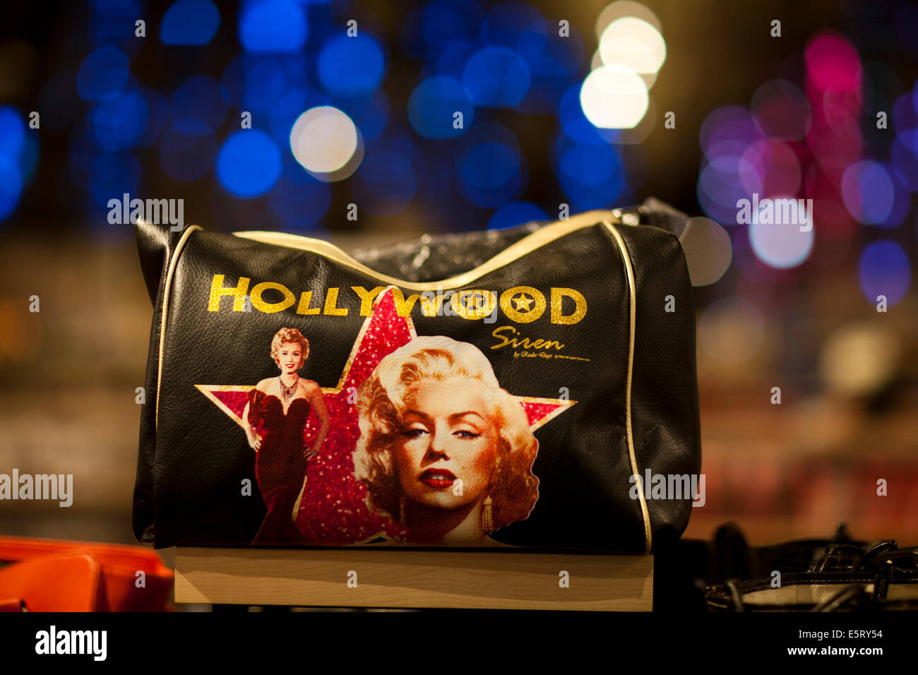 Marilyn Monroe Souvenirs in Hollywood Boulevard Laden namens La La Land, Los Angeles, California, Vereinigte Staaten von Amerika Stockfoto