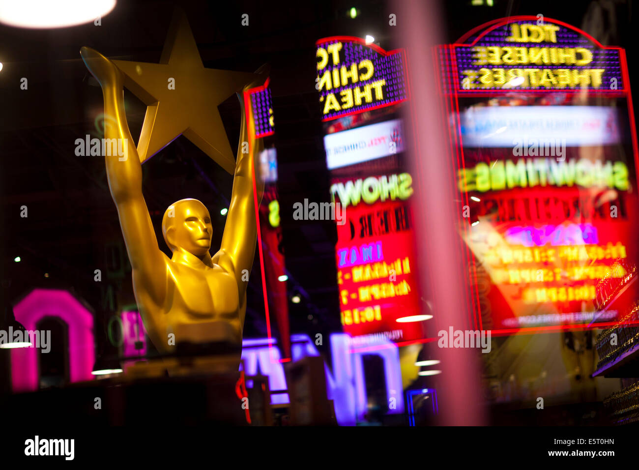 Ein Souvenir-Shop am Hollywood Boulevard, Los Angeles, California, Vereinigte Staaten von Amerika Stockfoto