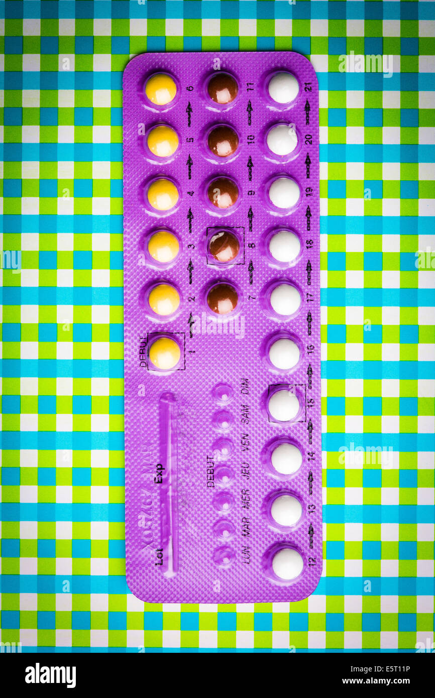 Antibaby-Pille. Stockfoto