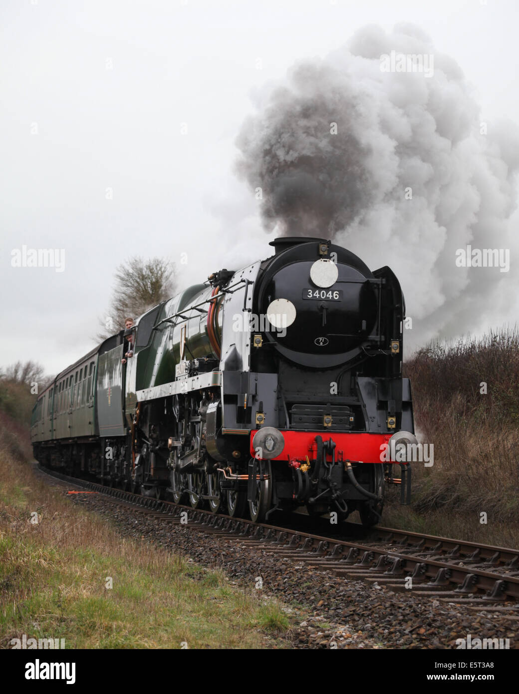 Frühjahr 2014 Gala auf der Brunnenkresse-Linie zwischen Alresford und Alton in Hampshire. Stockfoto