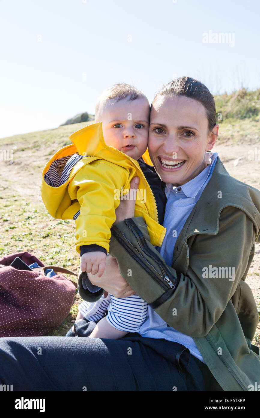 Mutter und baby Stockfoto