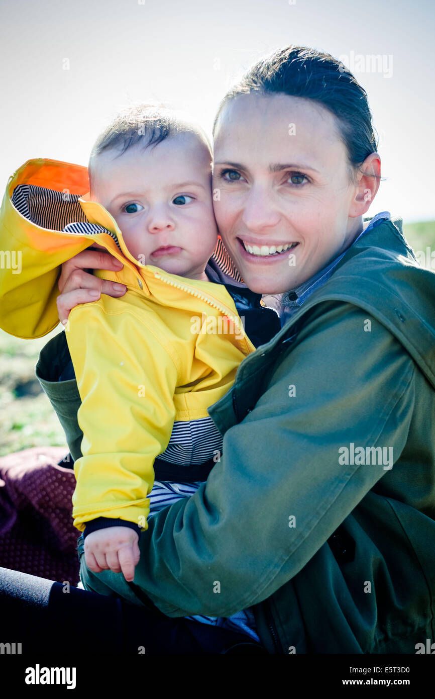 Mutter und baby Stockfoto