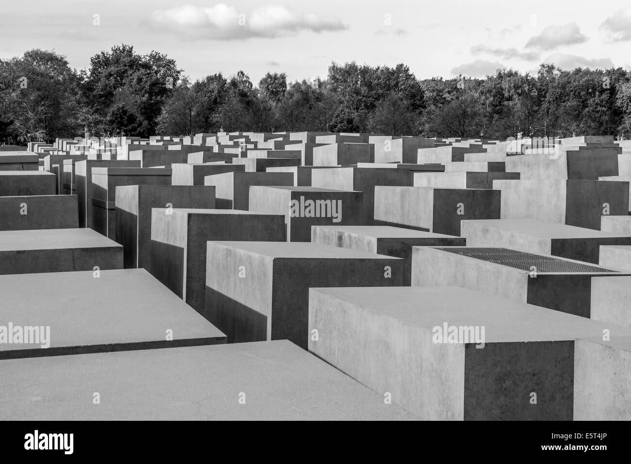Denkmal für die ermordeten Juden Europas in Berlin, Deutschland Stockfoto