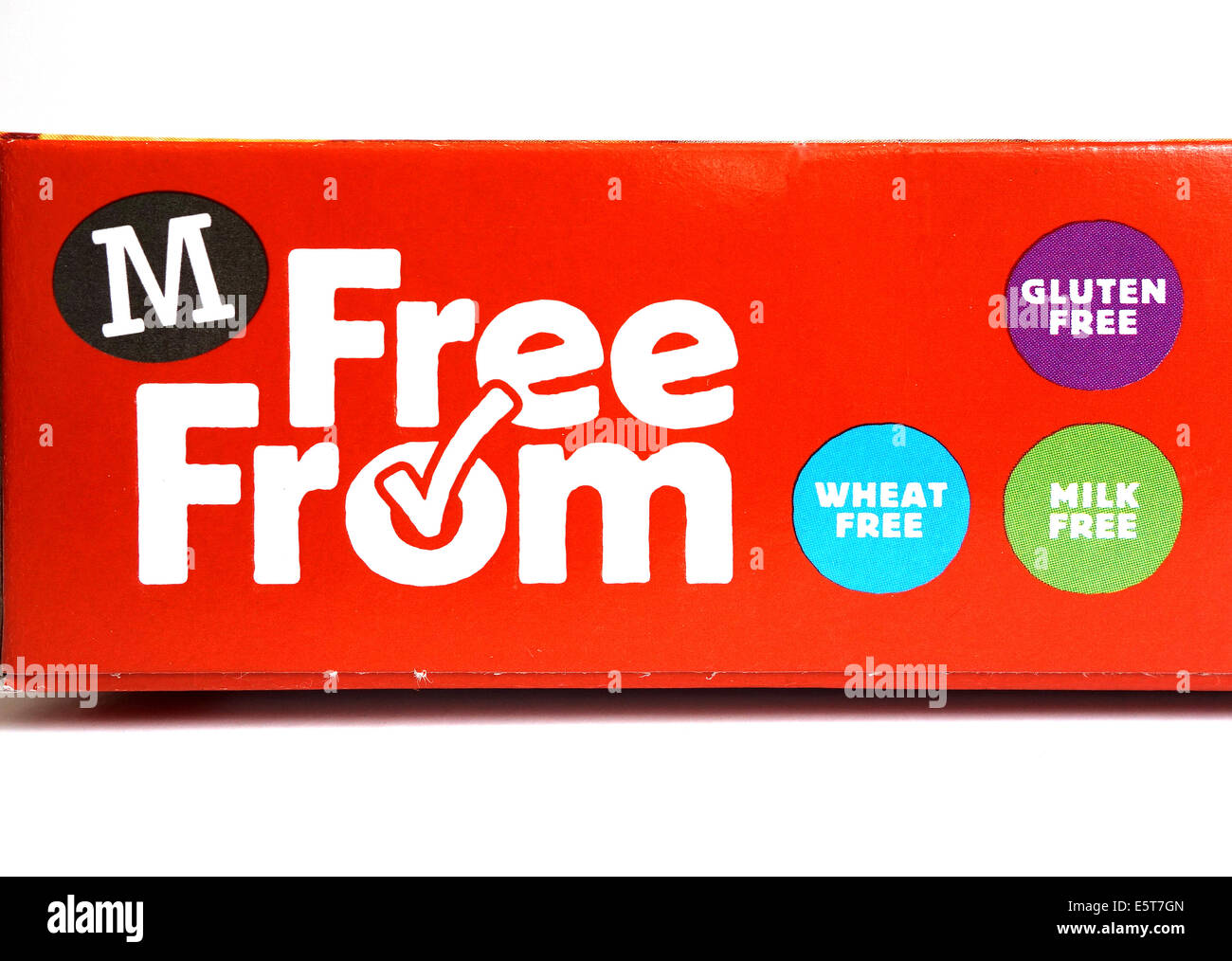 Morrisons "Free From" Palette Stockfoto