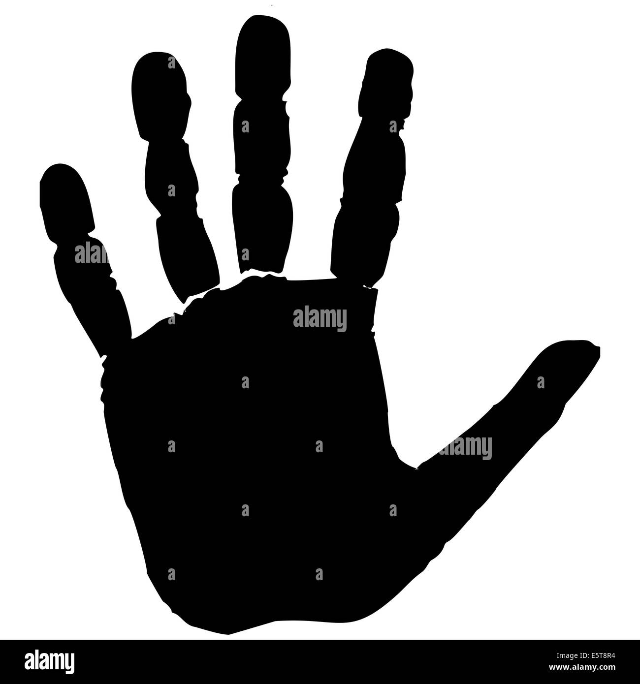 Hand-Bilanz Stockfoto