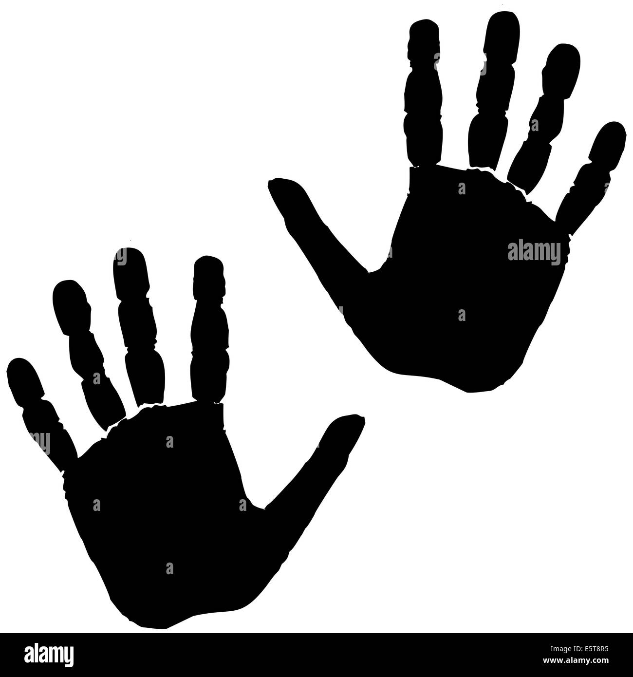 Hand-Bilanz Stockfoto