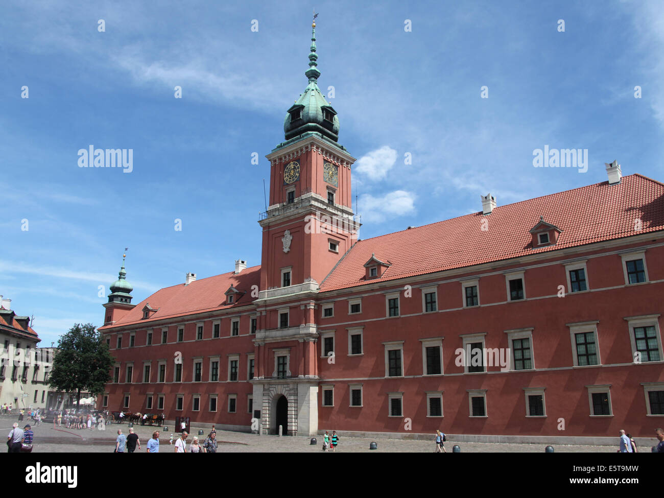 Königsschloss in Warschau Altstadt Stockfoto