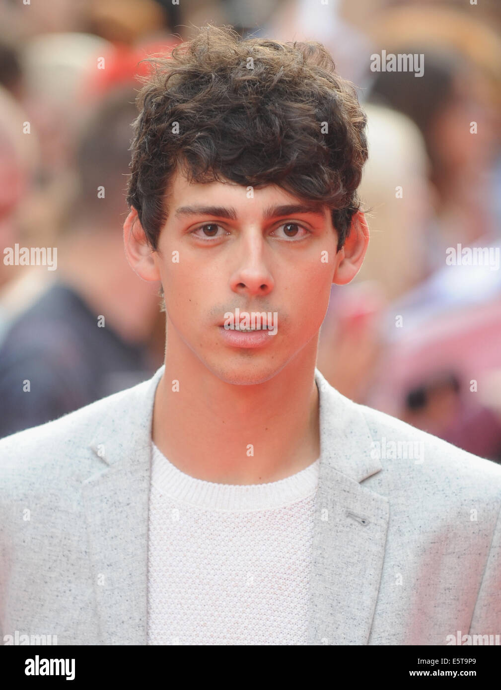 London, UK, UK. 5. August 2014. Matt Richardson besucht die UK-Premiere von "The Inbetweeners 2" VUE Leciester Square. Bildnachweis: Ferdaus Shamim/ZUMA Draht/Alamy Live-Nachrichten Stockfoto