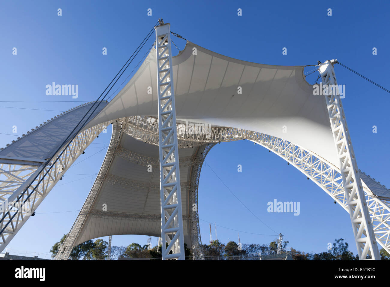 Guelaguetza Amphitheater in Oaxaca-Stadt - Oaxaca de Juárez, Centro Distrikt, Valles Centrales, Oaxaca, Mexiko Stockfoto