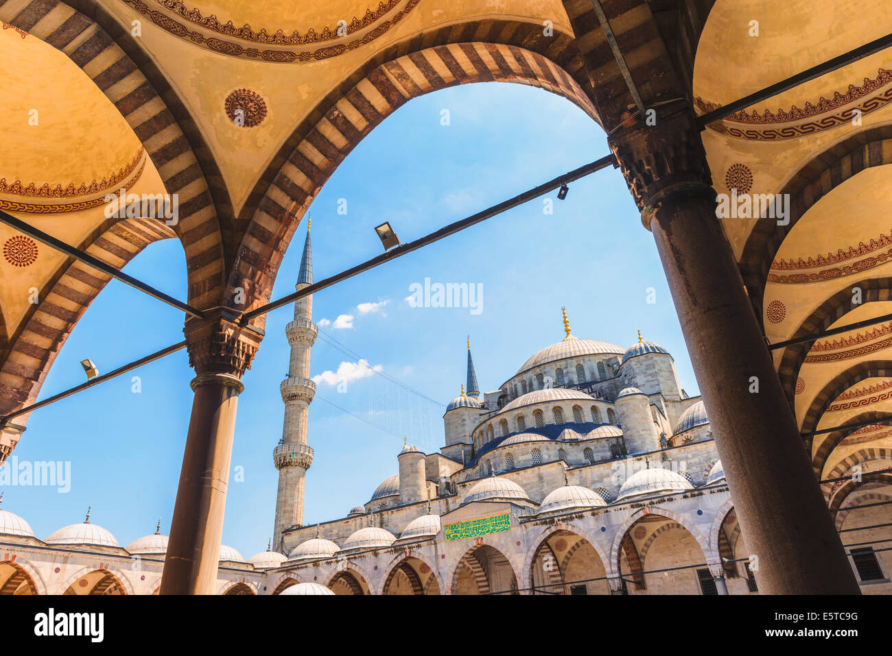 Die herrlichen blauen Moschee von Istanbul. Stockfoto