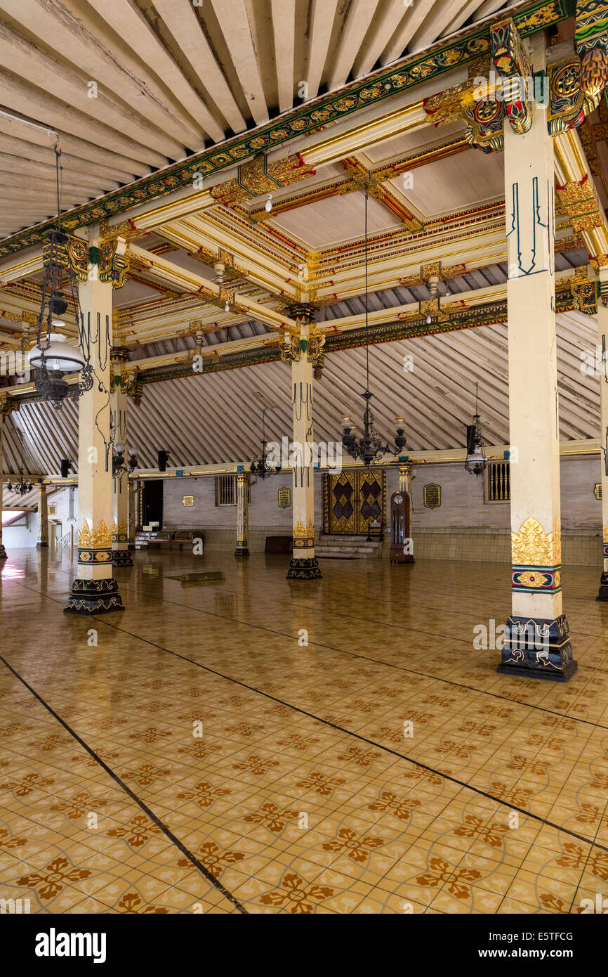 Yogyakarta, Java, Indonesien.  Große Moschee Masjid Gedhe Kauman, Mitte des 18. Jahrhundert. Stockfoto