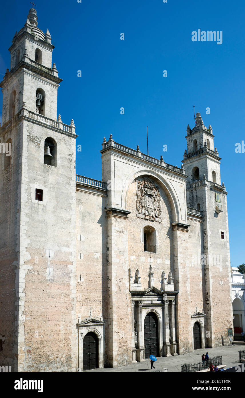 San Ildefonso Kathedrale Merida Yucatan Mexiko Stockfoto