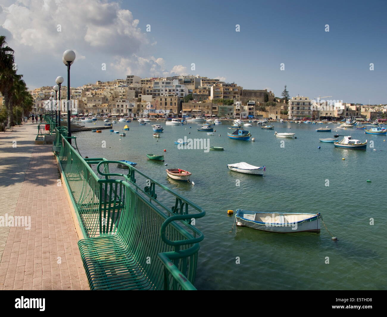 Marsaskala, Malta, Mittelmeer, Europa Stockfoto