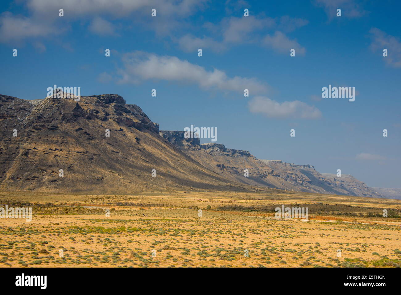 Rocky Mountains auf der Insel Sokotra, UNESCO-Welt Heritatge Site, Jemen, Nahost Stockfoto