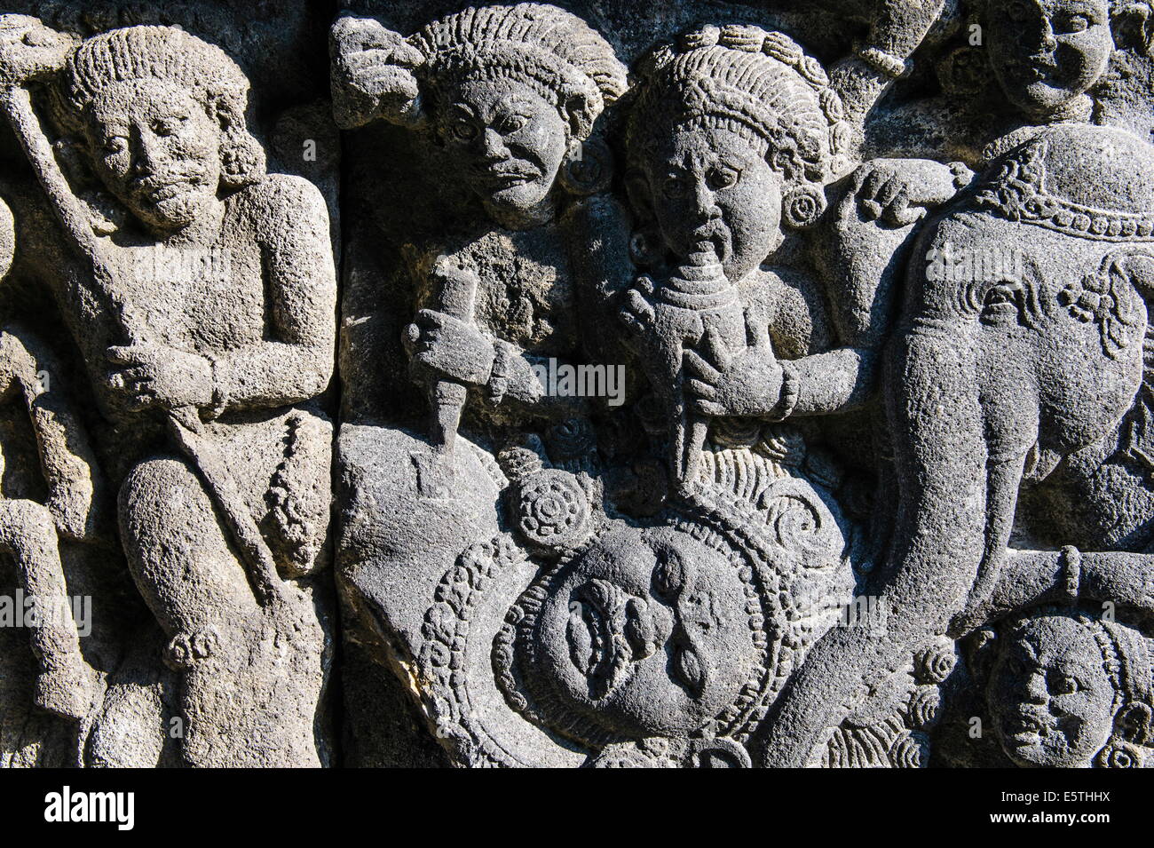 Der Prambanan-Tempel-Komplex, UNESCO-Weltkulturerbe, Java, Indonesien, Südostasien, Asien Stockfoto