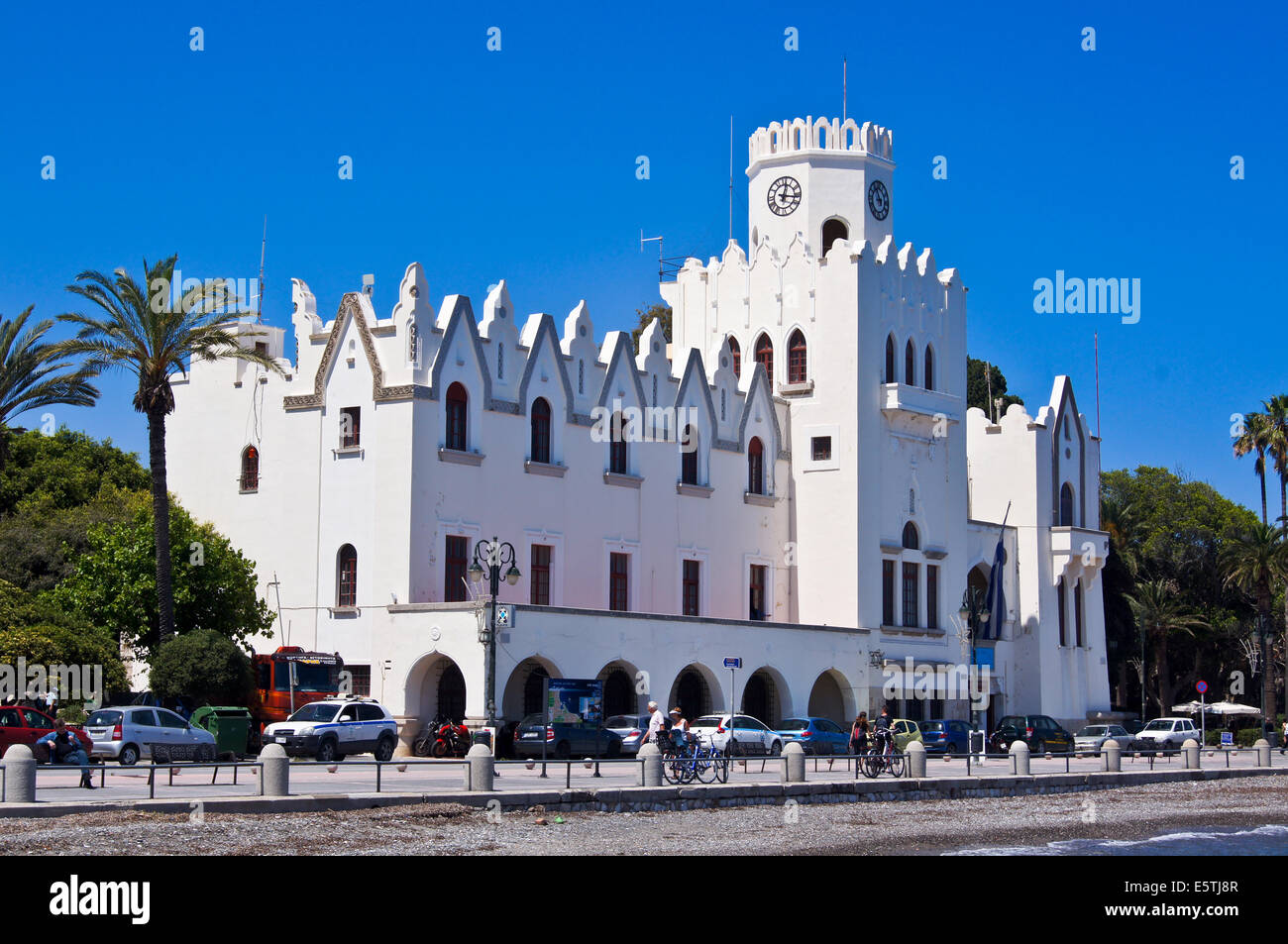 Palazzo del Governo, nun Polizei und Gericht, Fiorestano di Fausto, 1927-29, Kos-Stadt, Kos, Griechenland Stockfoto