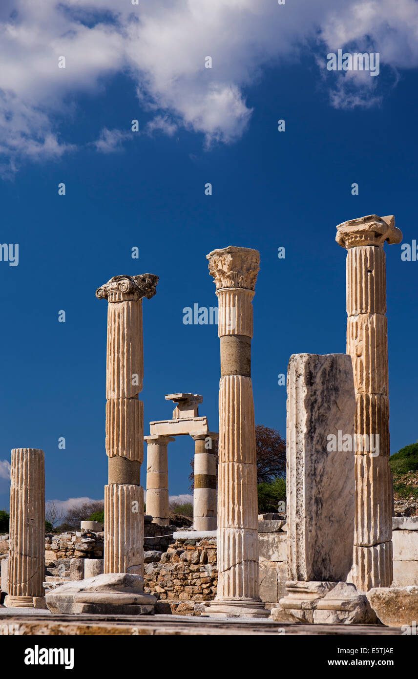 Ephesus antike Stadt der Türkei Stockfoto