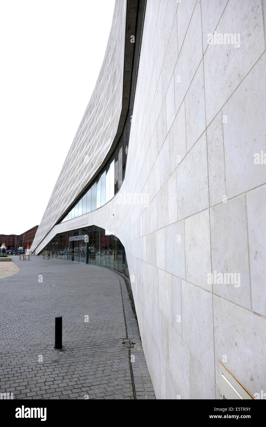 Moderne Architektur aus Stein Fluchtpunkt Abstand Stockfoto