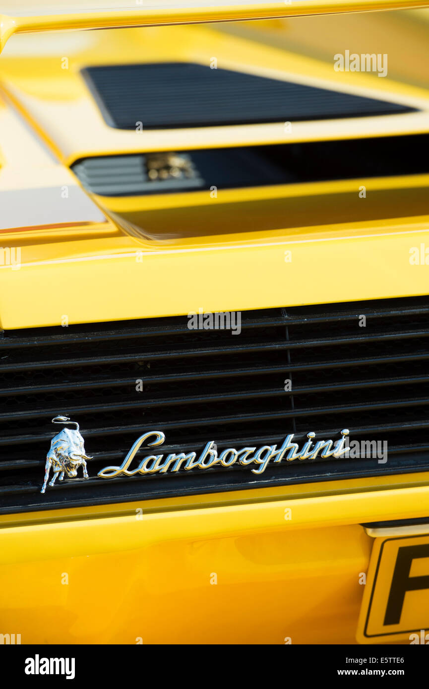 Lamborghini-Heck-abstrakt. Italienischen Supersportwagen Stockfoto