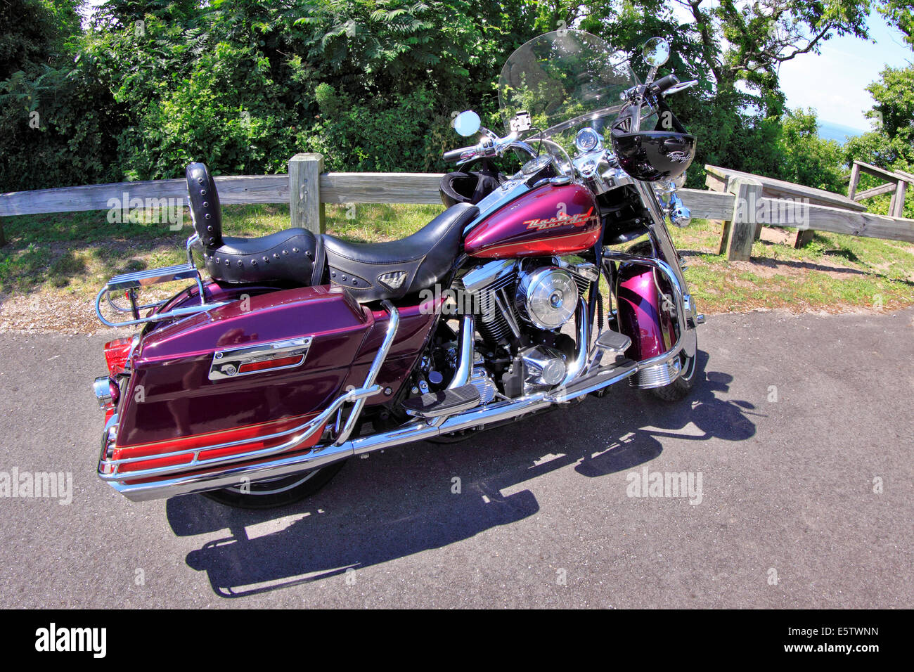 Harley Davidson Motorrad Long Island New York Stockfoto